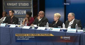 The panel above comprised of blacks, Latinos and women many of whom never worked in law enforcement. 