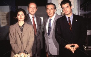 The cast of Law & Order in 1994.