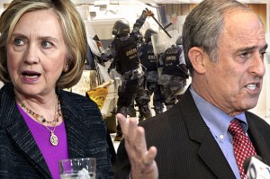 Hillary Clinton and her top minion, Lanny Davis. Davis appears to have no problem defending some of the worst acts ever committed by inside or outside the White House. 