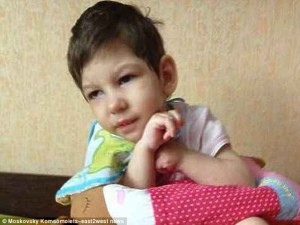 The beheaded child was identified as a 4-year-old female toddler named Anastasia (Nastya) Meshcheryakova. 