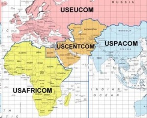 Military Map of Commands