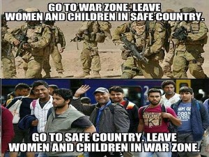 Syrian refugee men