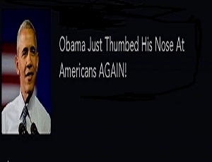 While he may believe he's disrespecting a political enemy, Obama is really showing Americans how little he cares about their futures.