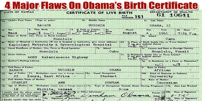 Image result for obama birth certificate