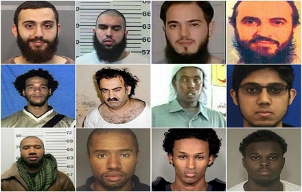 According to FBI officials, there have been 105 terrorism cases where the suspects had the name Muhammed.