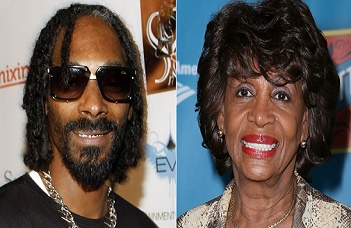 Snoop Dog -- a former member of The Crips street gang -- and Rep. Waters are working on projects together.