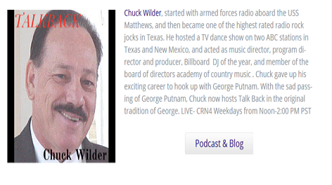 Cable Radio Network Host - Chuck Wilder