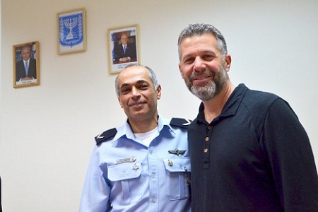 Israel National Police Brig. Gen. Coresh Barnoor and FBI Legal Attaché Cary Gleicher, seen here at Barnoor's office in Tel Aviv, believe that strong partnerships are key to building cases.