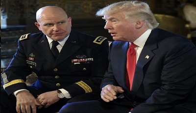 President Trump and General McMaster.