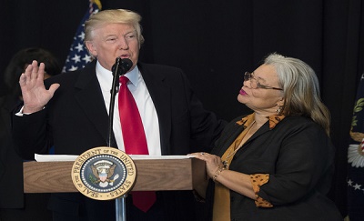 One of President Trump's biggest supporters and prayer warriors is the niece of Dr. Martin Luther King, Jr., Dr. Alveda King.