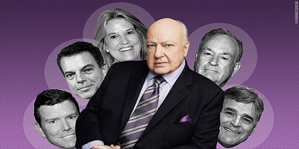 Ailes and his one-time FNC primetime lineup.